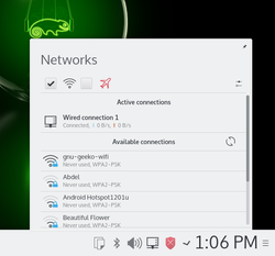 Plasmoid NetworkManagement